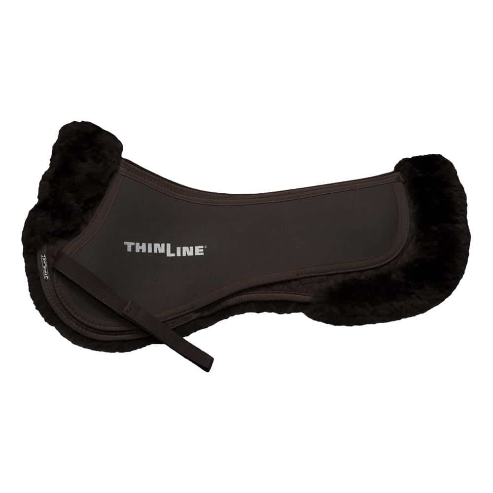ThinLine Amortisseur Sheepswool Comfort, laine de mouton luxueuse, 100% respectueux des animaux, absorbe 95% des chocs, réduit les mouvements du cavalier