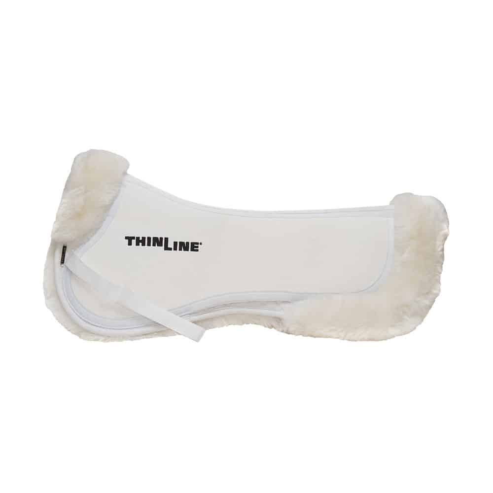 ThinLine Amortisseur Sheepswool Comfort, laine de mouton luxueuse, 100% respectueux des animaux, absorbe 95% des chocs, réduit les mouvements du cavalier
