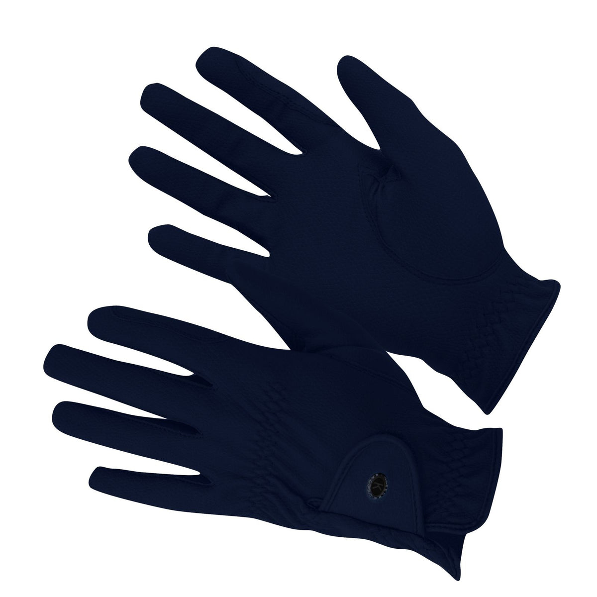 KM Elite Gants d'équitation ProGrip, qualité supérieure, bleu marine