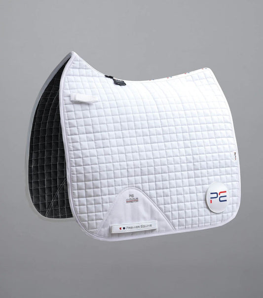 Premier equine - Tapis blanc avec patch numero