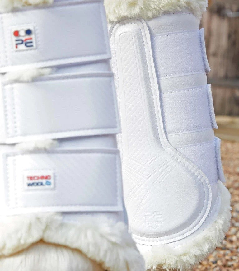 Premier equine - Guetres techno wool - blanc