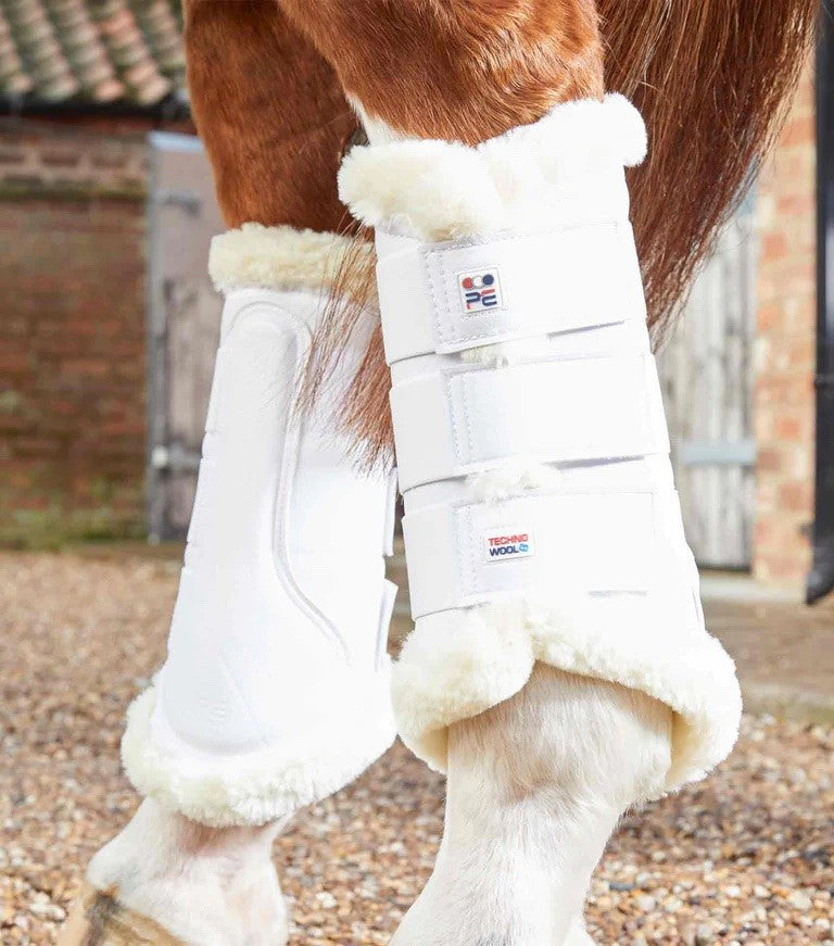 Premier equine - Guetres techno wool - blanc