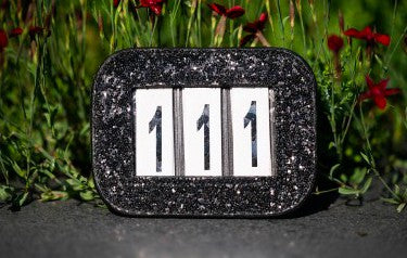 HB - porte numero glitter - 2 coloris