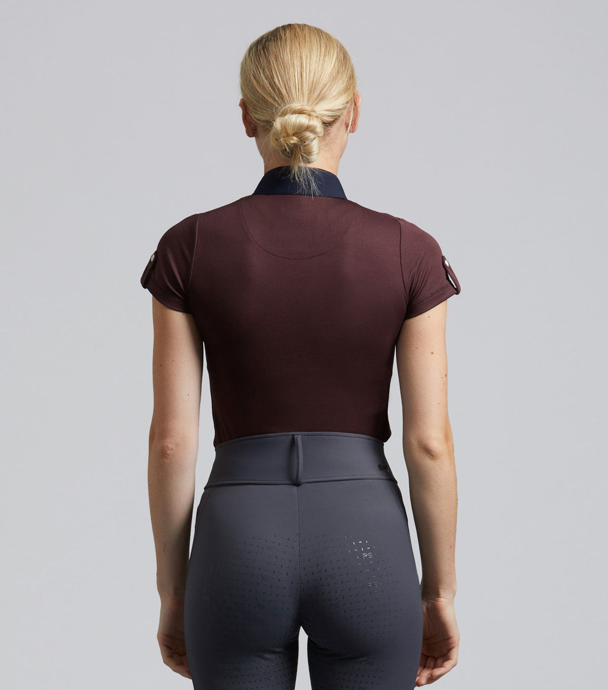 Amia Haut technique d’équitation femme à manches courtes