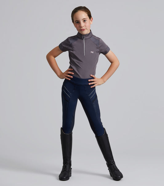 Astrid Legging d’équitation junior fille full grip gel