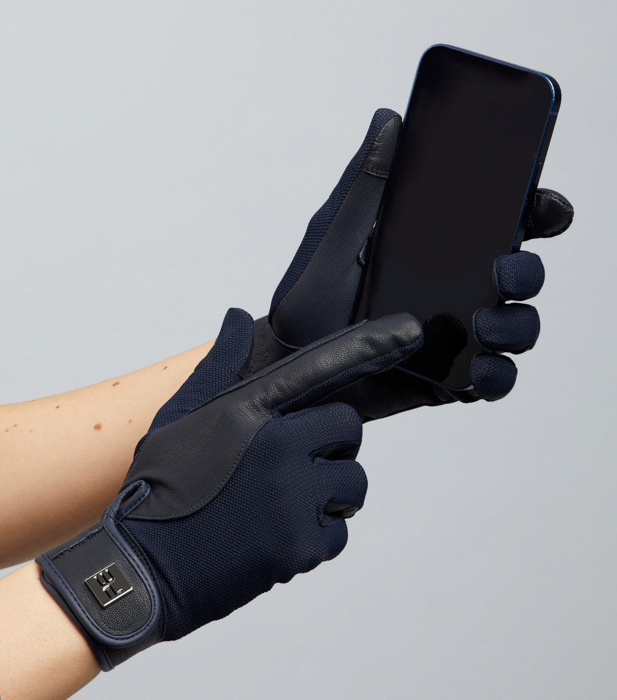 Bordoni en cuir Mesh Gants d’équitation