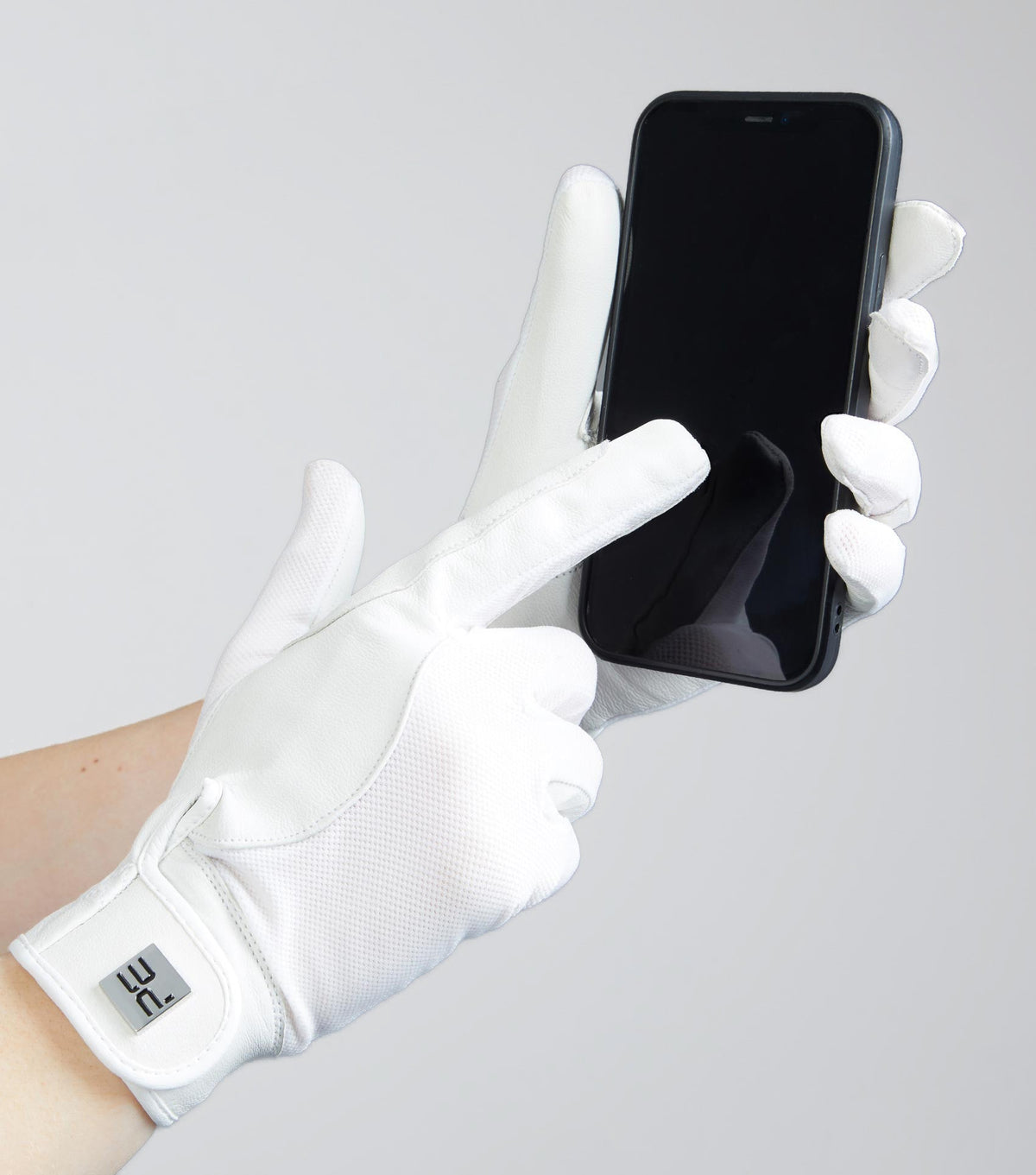 Bordoni en cuir Mesh Gants d’équitation de concours