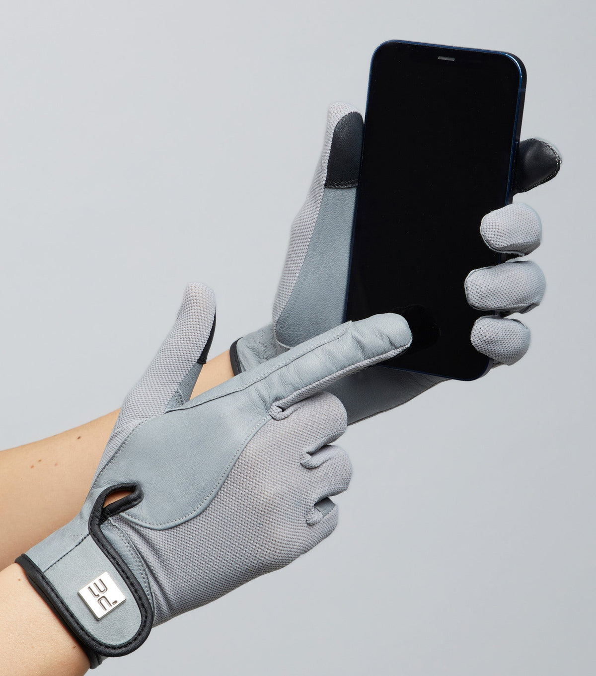 Bordoni en cuir Mesh Gants d’équitation