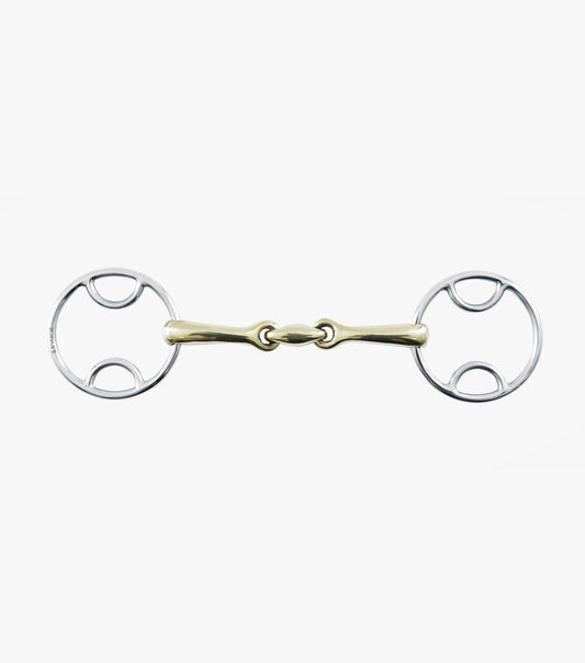 Mors Bevel en alliage de laiton avec olive centrale