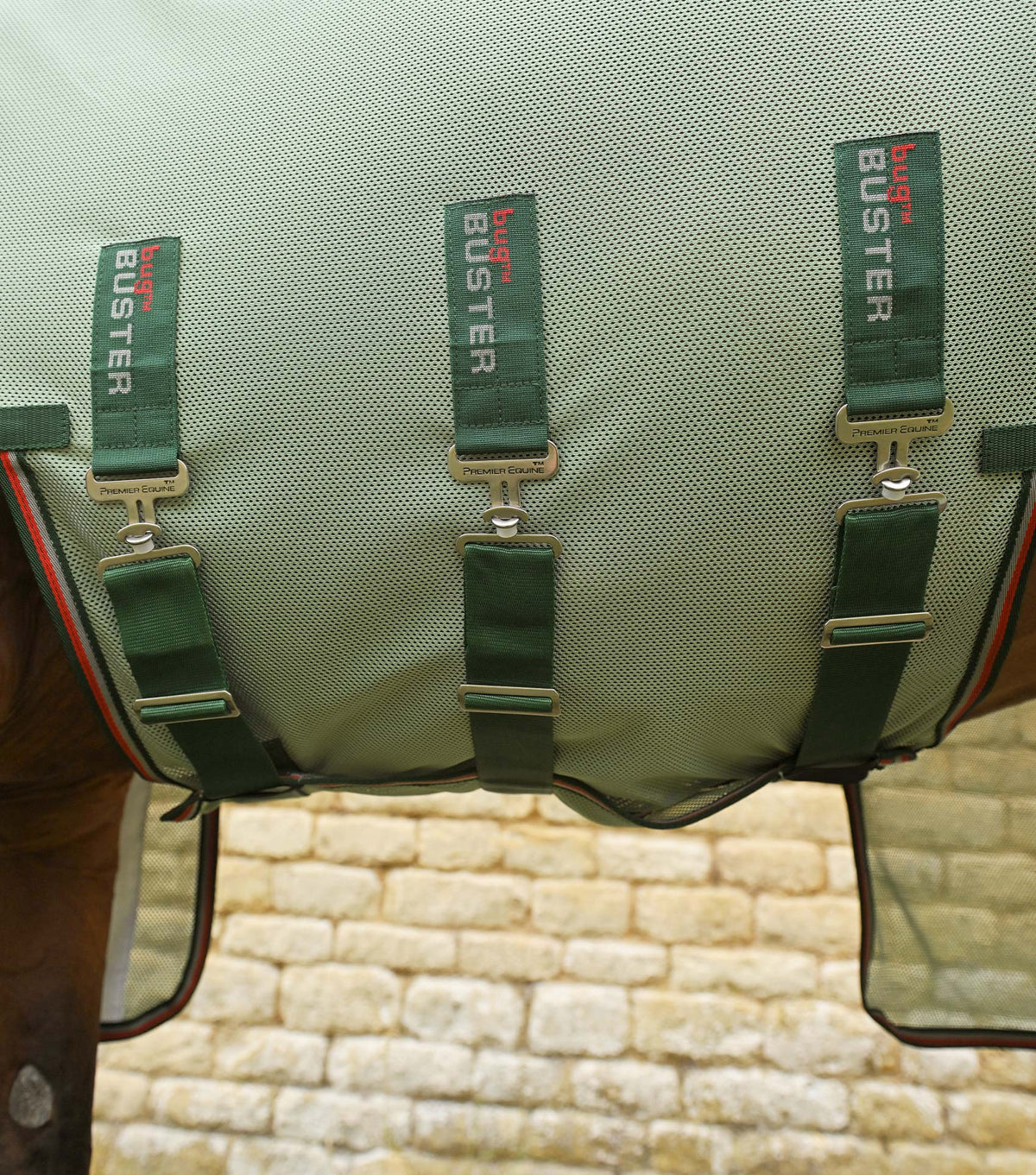 Bug Buster – couverture anti-mouches avec couvre-cou amovible et rabat ventral