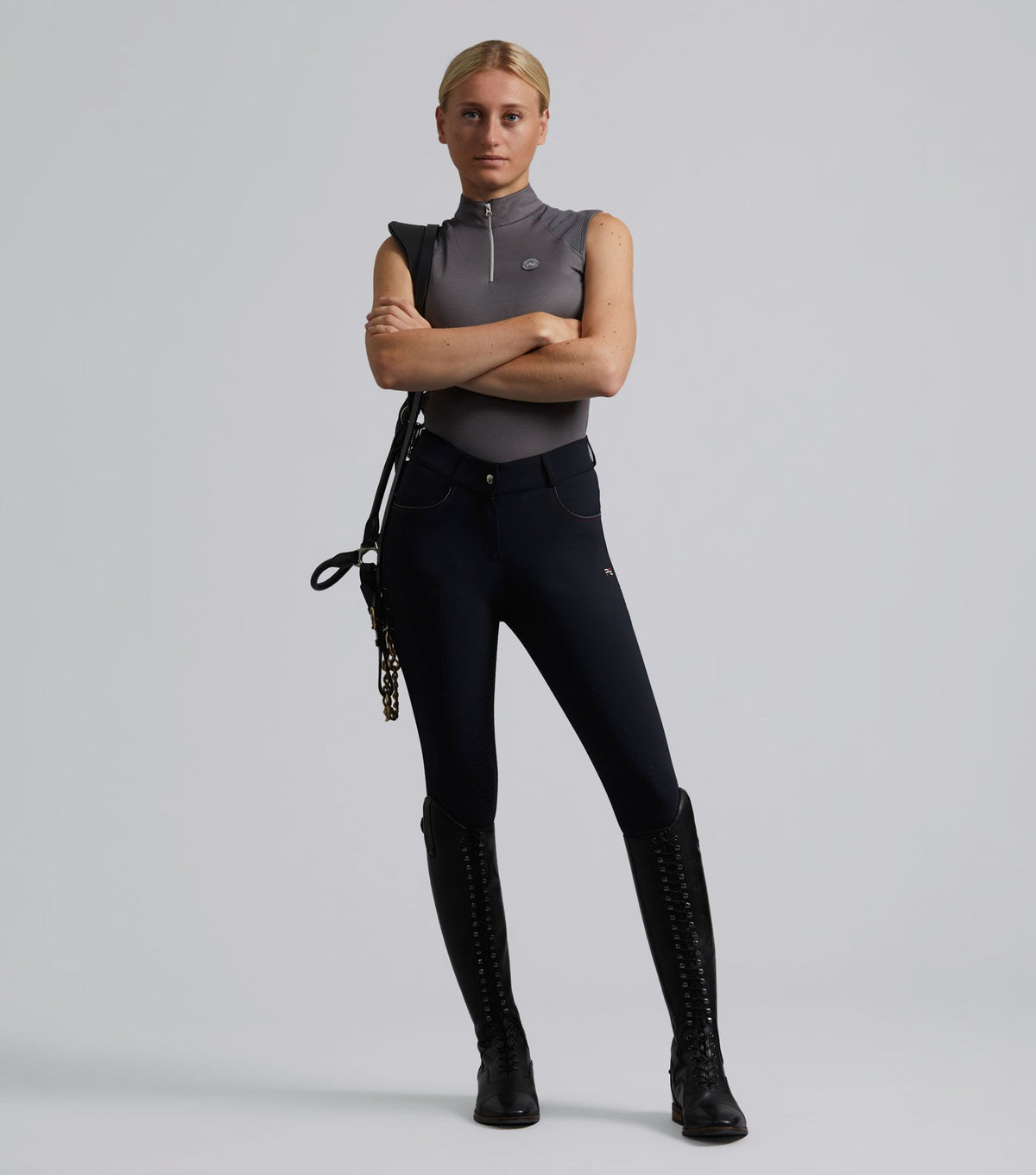 Derina Haut technique d’équitation femme sans manches