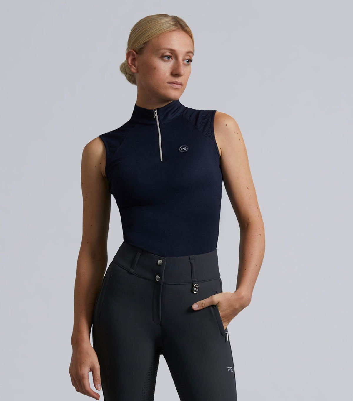 Derina Haut technique d’équitation femme sans manches