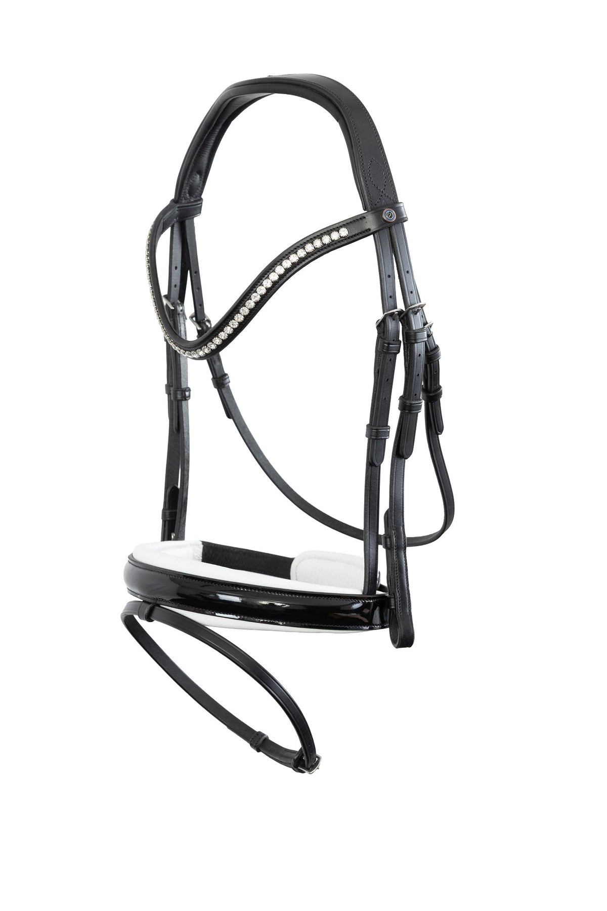 TRUST Vancouver combined noseband bridle – Noir/Noir-Blanc
