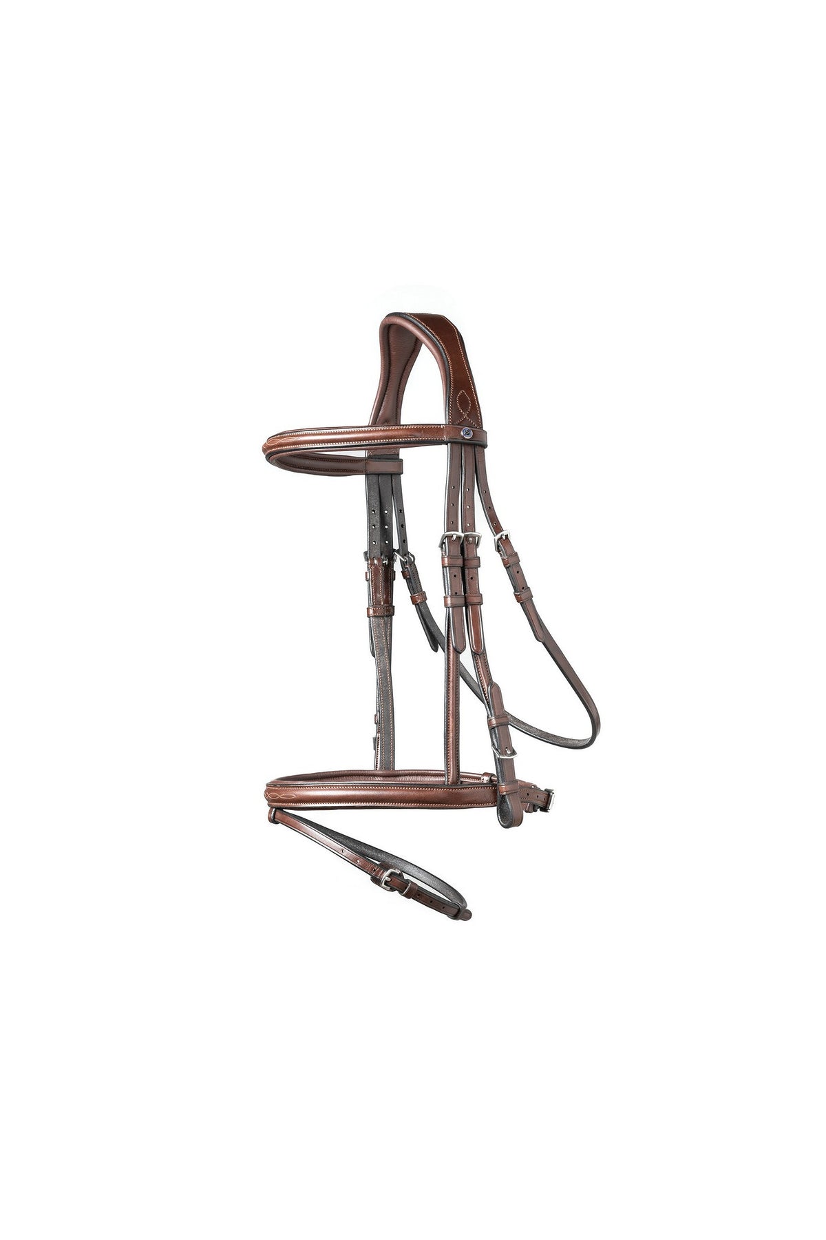 TRUST Knokke Comb. nb bridle Classic – Marron/Argent