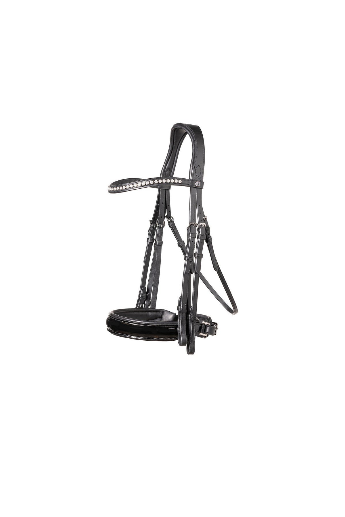 TRUST Aachen Large p crank NB double bridle – Noir/Noir