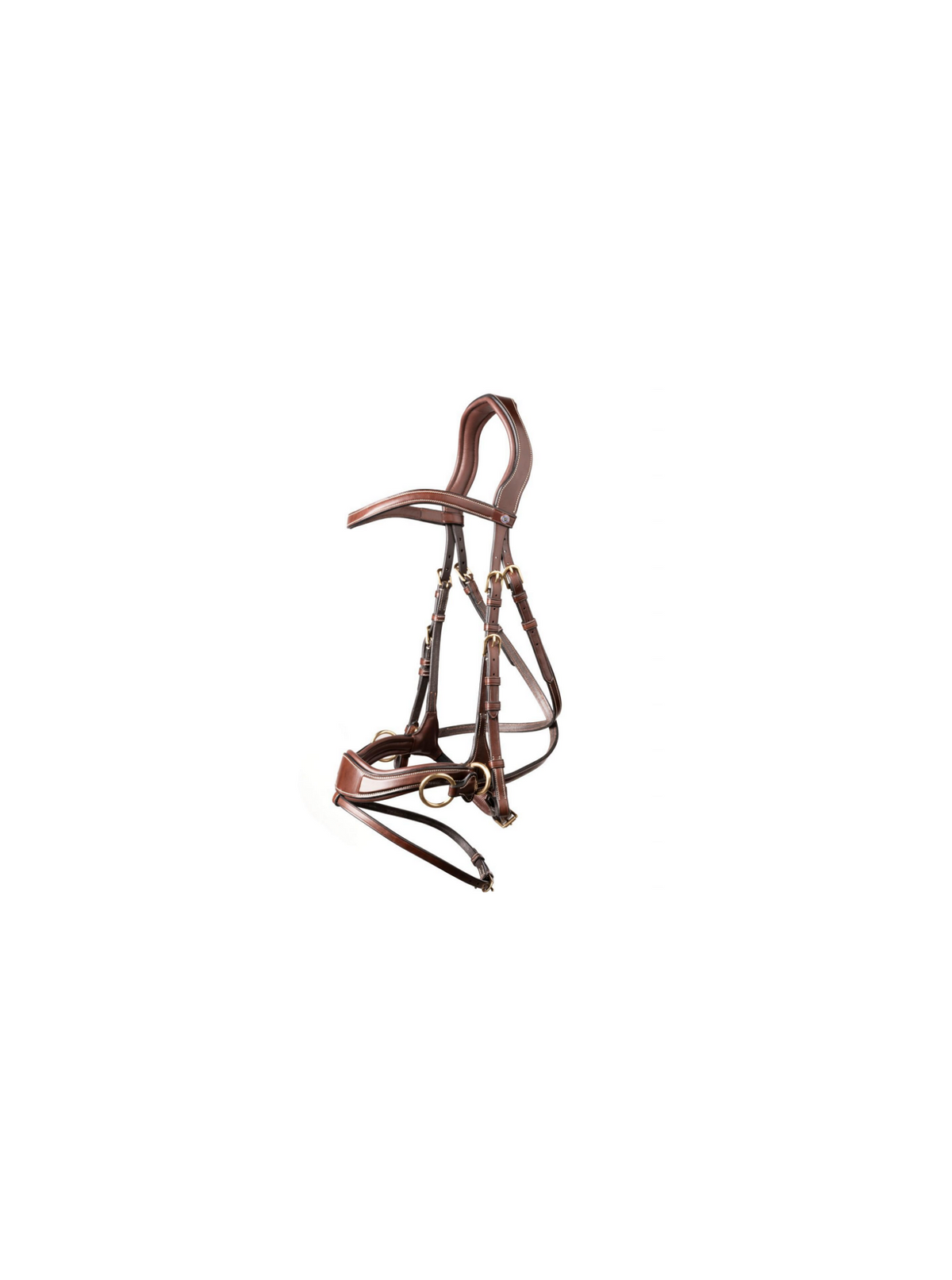 TRUST Falsterbo T-motion bridle – Marron/Or