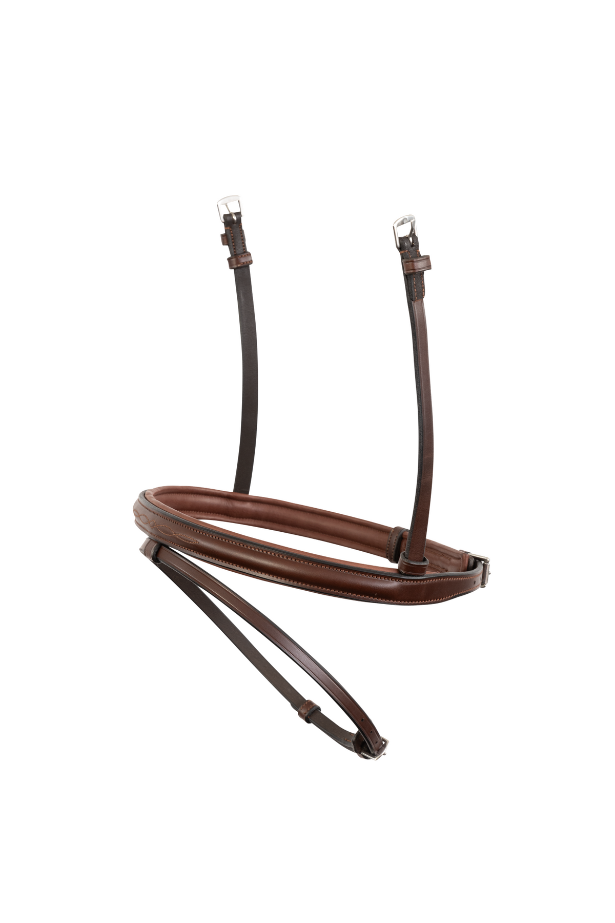 TRUST Combined Noseband Calgary – Marron/Argent