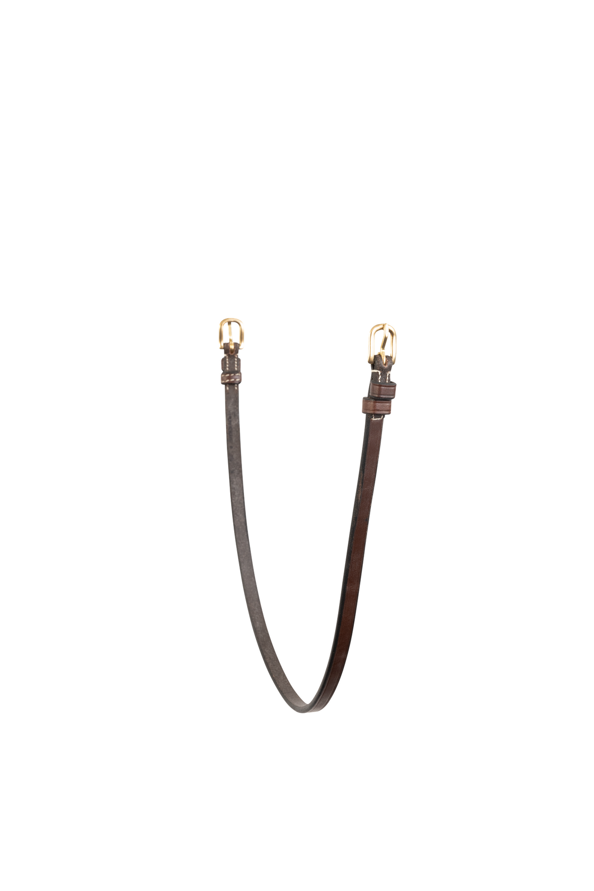 TRUST Throat latch – Marron/Or