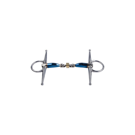 TRUST Sweet Iron full cheek brass ring-16 – Bleu