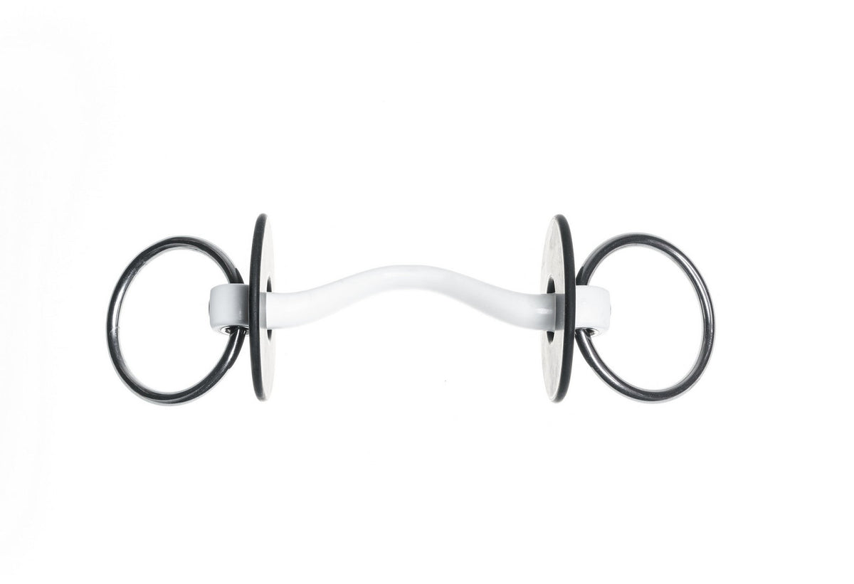 TRUST Inno Sense loose ring bradoon port medium-15 – Blanc