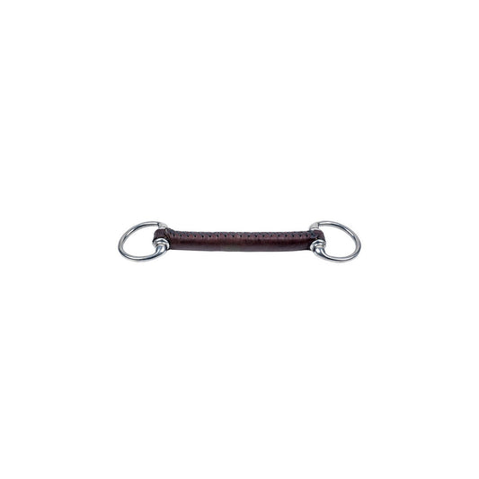 TRUST Leather eggbutt bradoon straight-20 – Marron