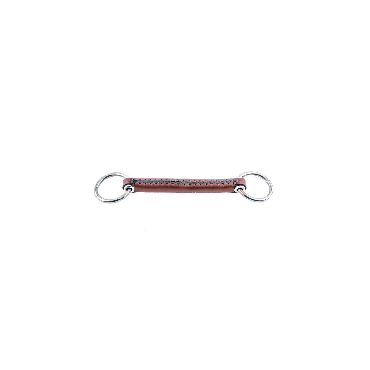 TRUST Leather loose ring bradoon-straight-20 – Marron