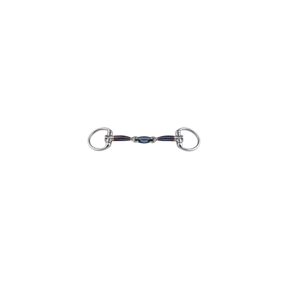TRUST Sweet Iron eggbutt bradoon-eliptical-12 – Bleu