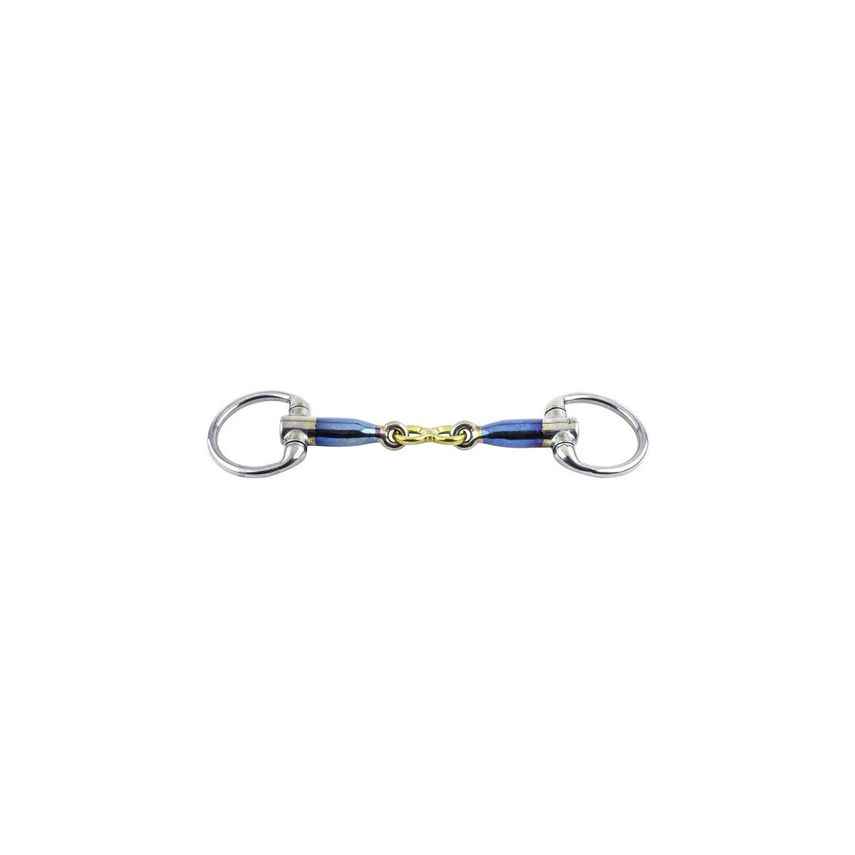 TRUST Sweet Iron eggbutt bradoon-french link-16 – Bleu