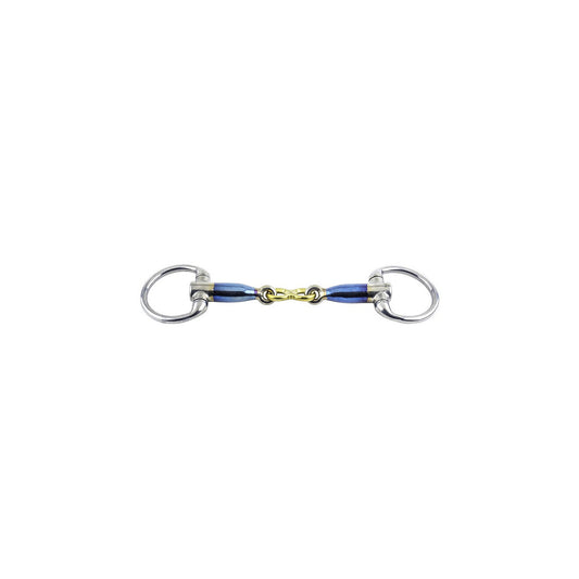 TRUST Sweet Iron eggbutt bradoon-french link-16 – Bleu
