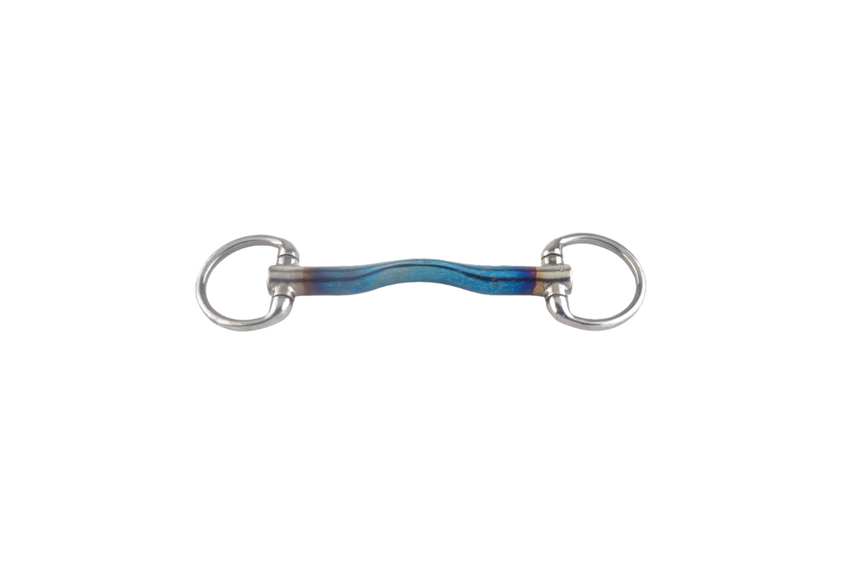 TRUST Sweet Iron eggbutt bradoon-low port-16 – Bleu