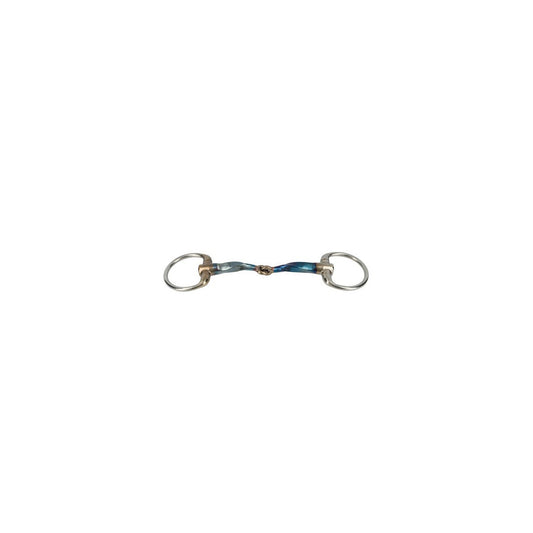 TRUST Sweet Iron eggbutt bradoon-slow twist jointed-16 – Bleu