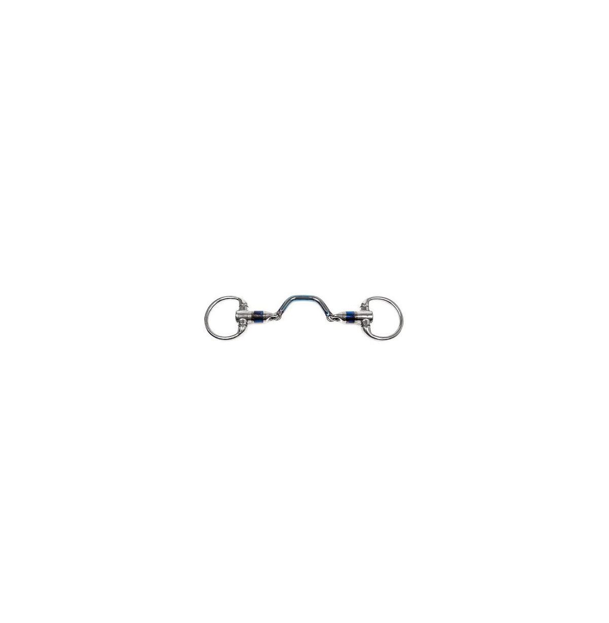 TRUST Sweet Iron eggbutt bradoon-wideport segundo-16 – Bleu