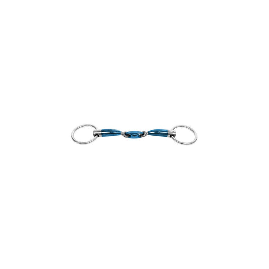 TRUST Sweet Iron loose ring bradoon-eliptical-16 – Bleu