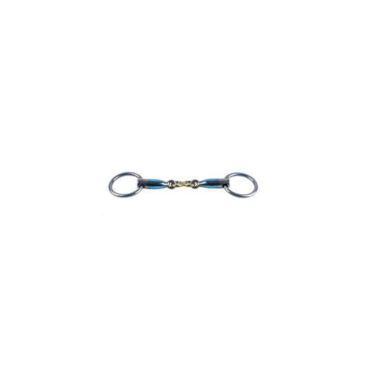 TRUST Sweet Iron loose ring bradoon-french link-16 – Bleu