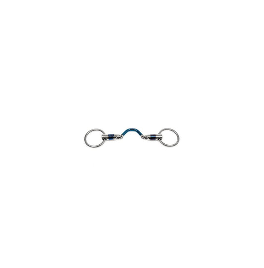 TRUST Sweet Iron loose ring bradoon-wideport segundo-16 – Bleu