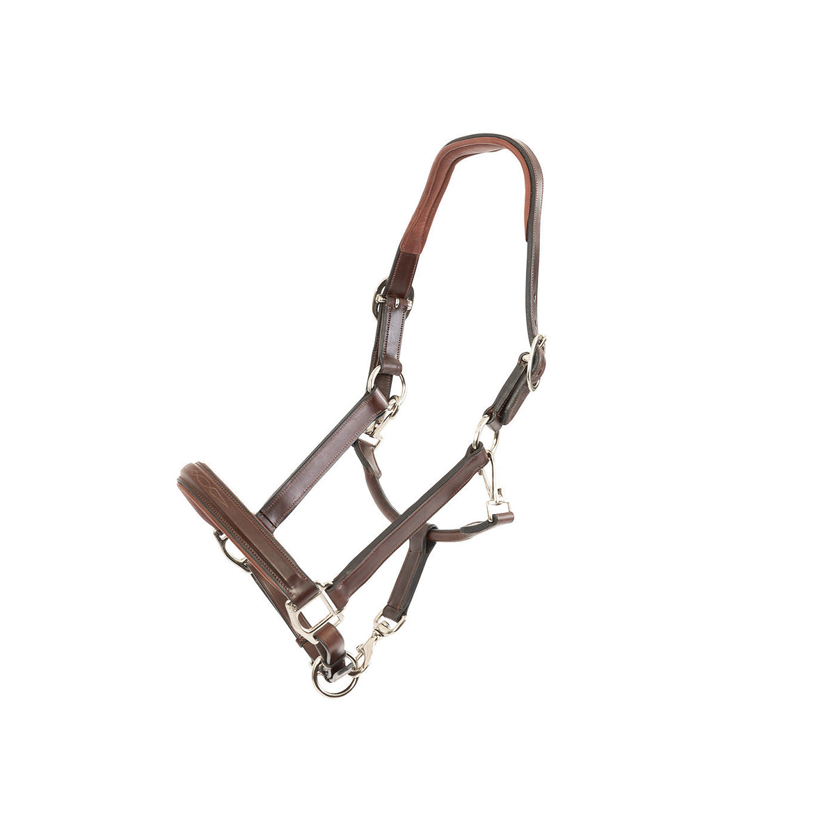 TRUST halter San Miguel – Marron/Argent