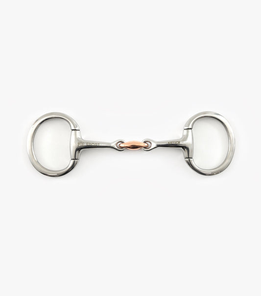 Eggbutt mors simple avec Copper Lozenge