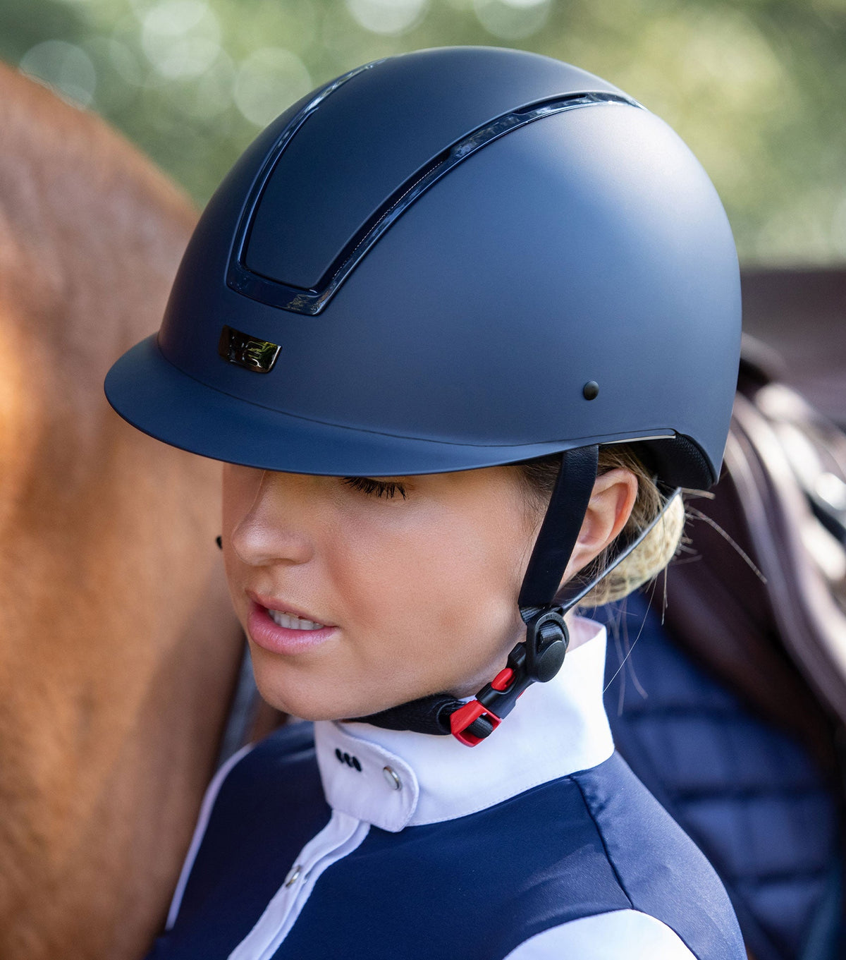 Endeavour Casque d’équitation Marine