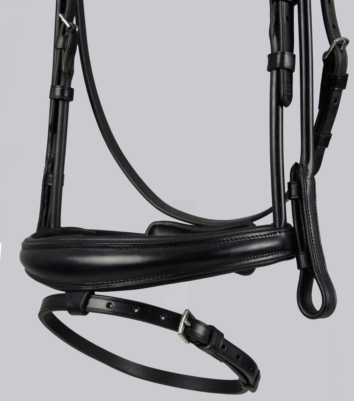 Finetti Anatomical Rolled en cuir Bridon avec muserolle combinée