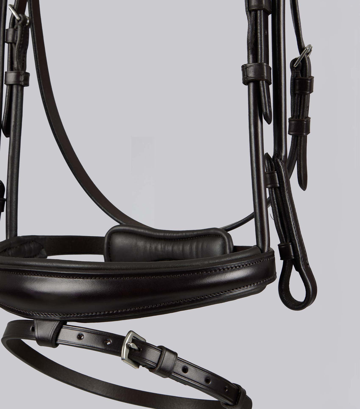 Finetti Anatomical Rolled en cuir Bridon avec muserolle combinée