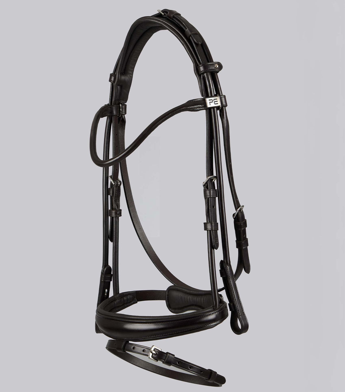 Finetti Anatomical Rolled en cuir Bridon avec muserolle combinée