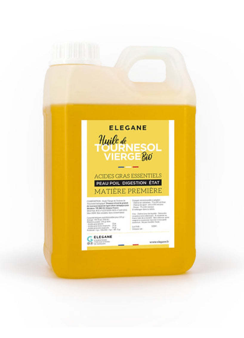 Elegane - Huile vierge de tournesol bio