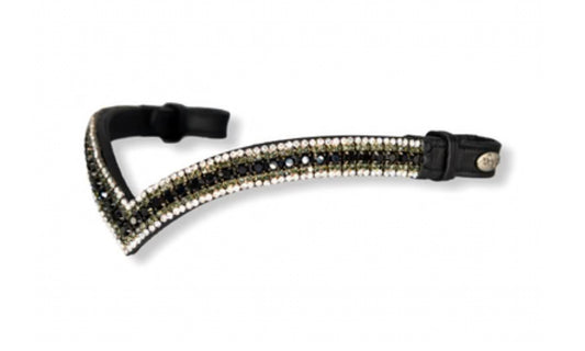 Sparks n bling - frontal the one v Shape - grey black