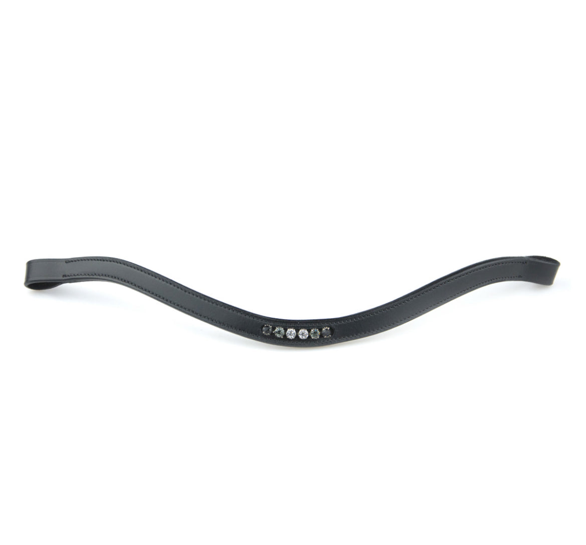 Bridle2fit - frontal middle white grey black