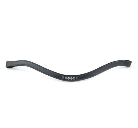 Bridle2fit - frontal middle white grey black