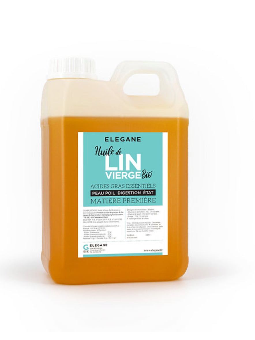 Elegane - Huile vierge de lin bio