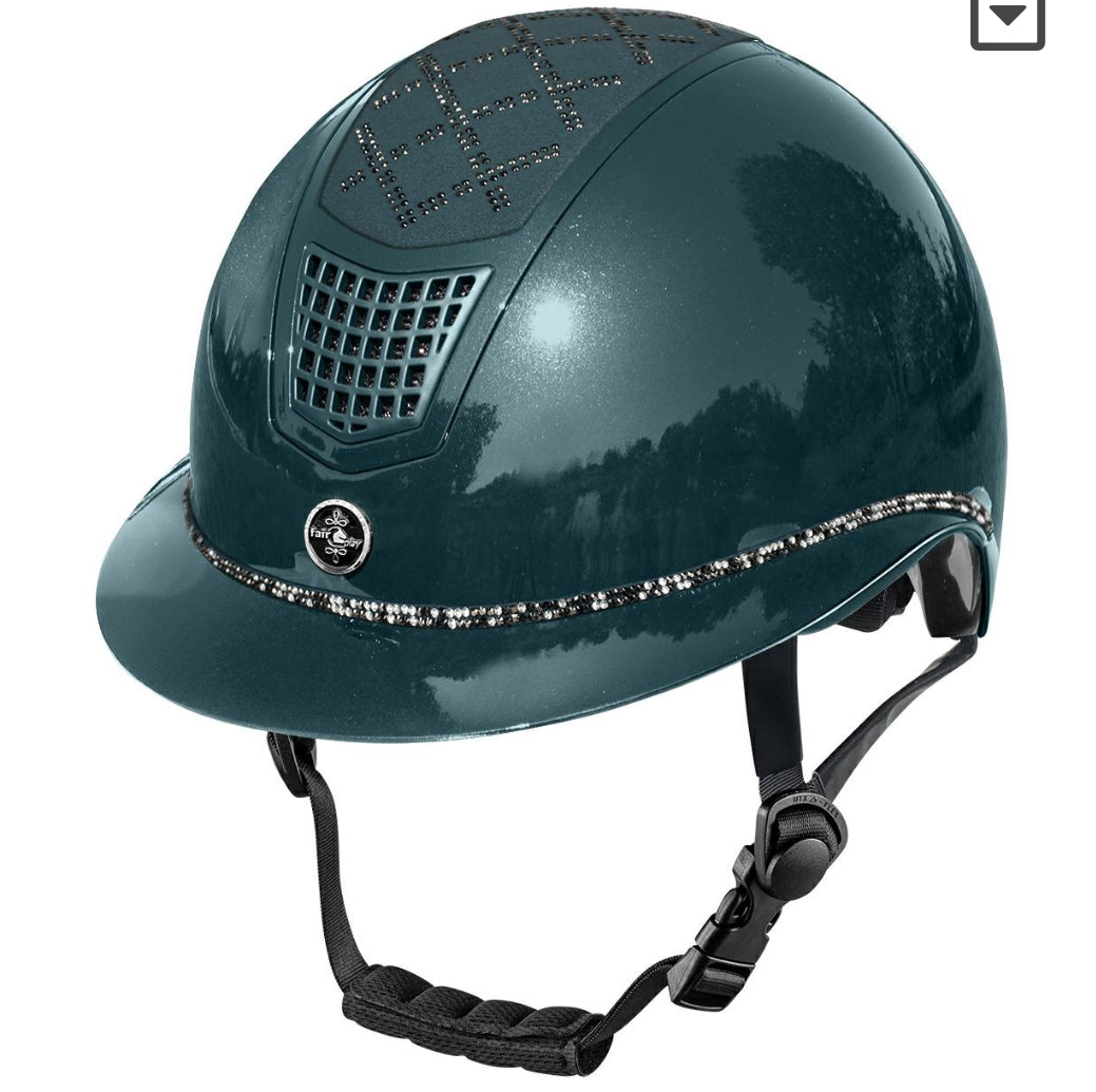 FairPlay - casque quantinum Wide - Spotlight shiny Silver noble green