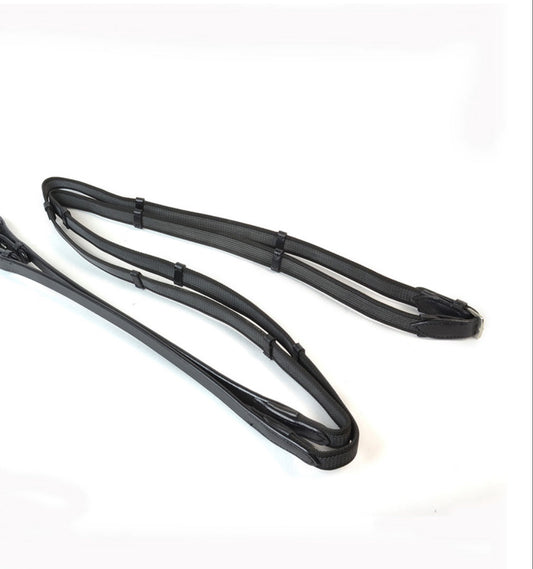 Bridle2fit - rênes cuir savec arretoirs/grip A série