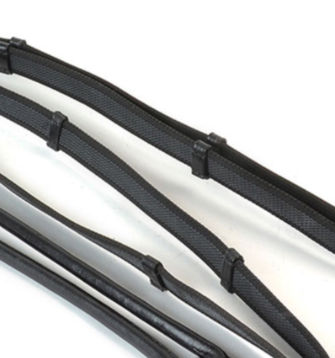 Bridle2fit - rênes cuir savec arretoirs/grip A série