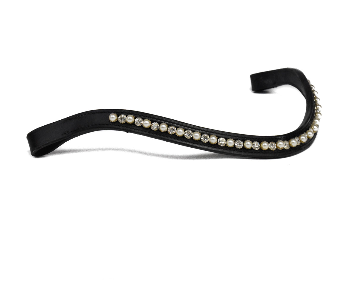 Bridle2fit - frontal white et perle